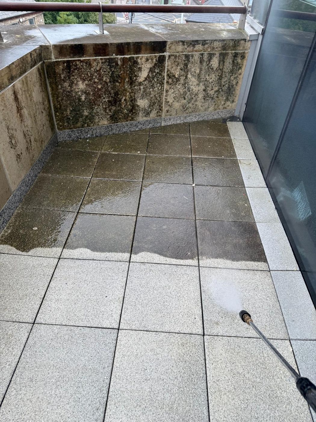 Patio & Stone Wall — JAID job